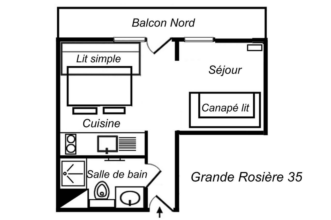 Residence Grande Rosiere Méribel Exterior foto